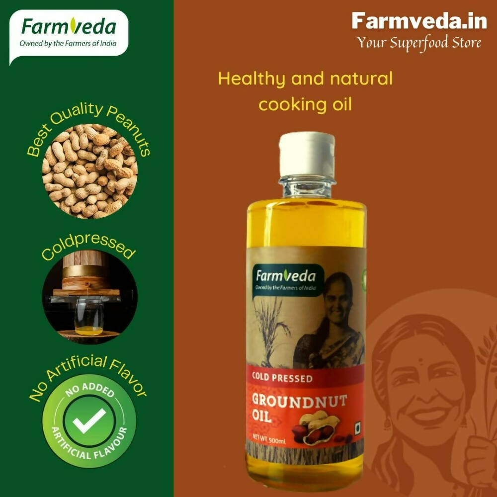 Farmveda Cold Pressed Groundnut Oil