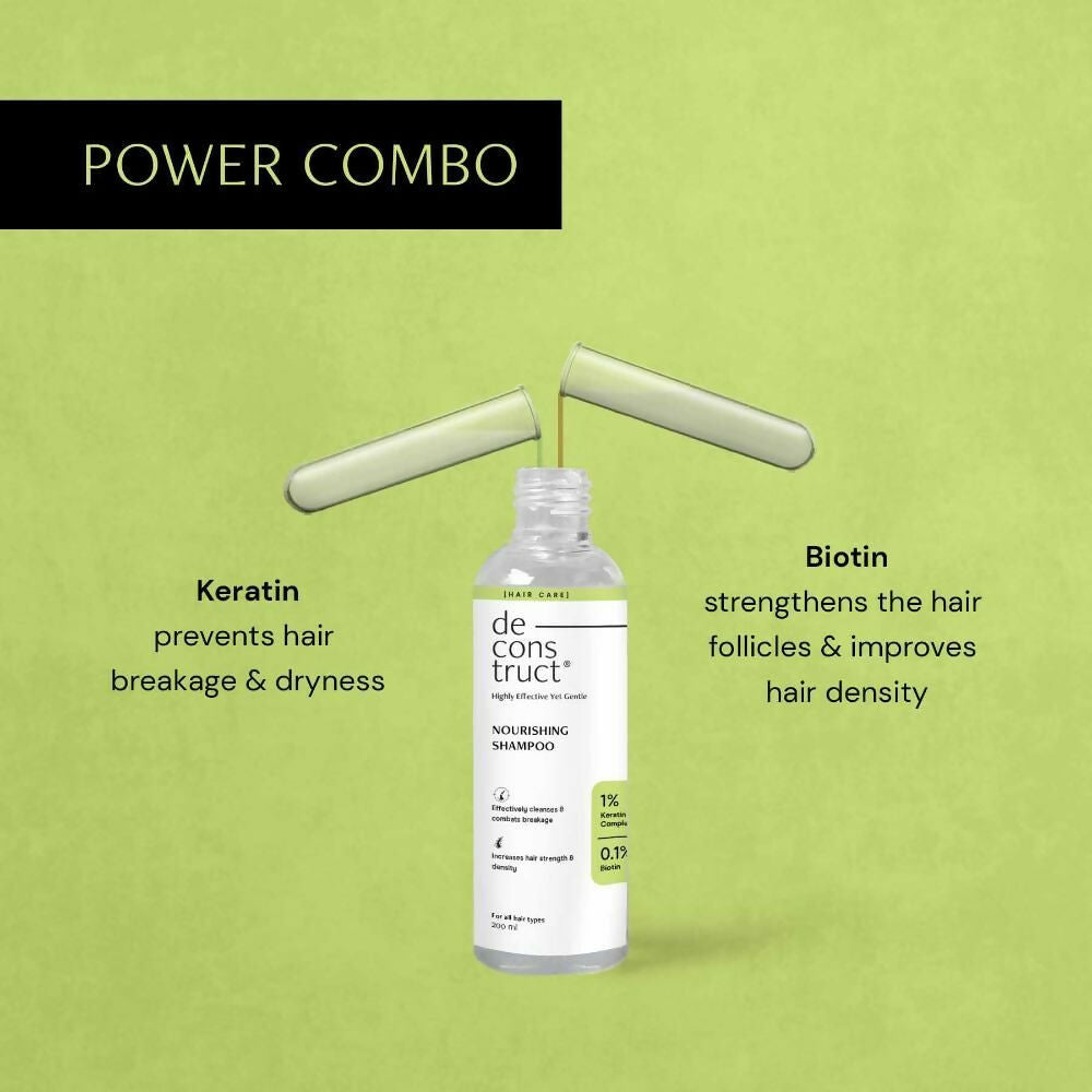 Deconstruct Nourishing Shampoo With Keratin & Biotin For Hair Breakage