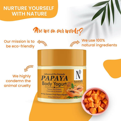 NutriGlow NATURAL'S Advanced Pro Formula Papaya Body Yogurt