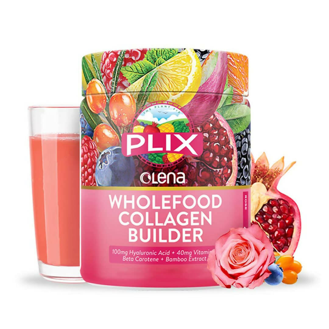 PLIX The Plant Fix Wholefood Collagen Builder Powder for Skin - Rose