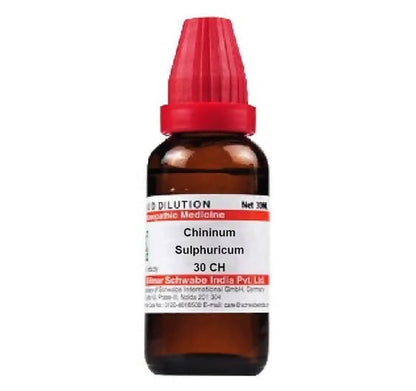 Dr. Willmar Schwabe India Chininum Sulphuricum Dilution 30 ch