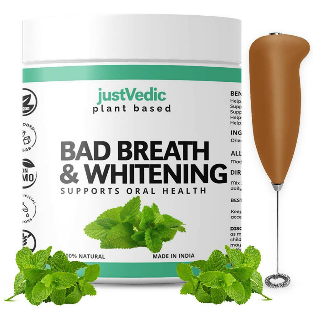 Just Vedic Bad Breath & Whitening Drink Mix