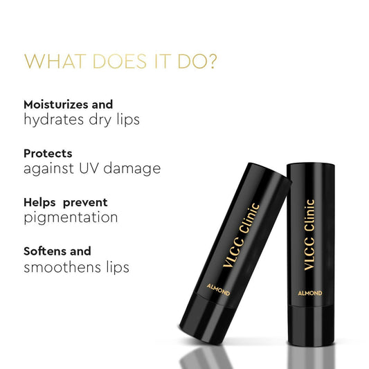 VLCC Clinic Lip Balm SPF15 Almond & Vitamin E