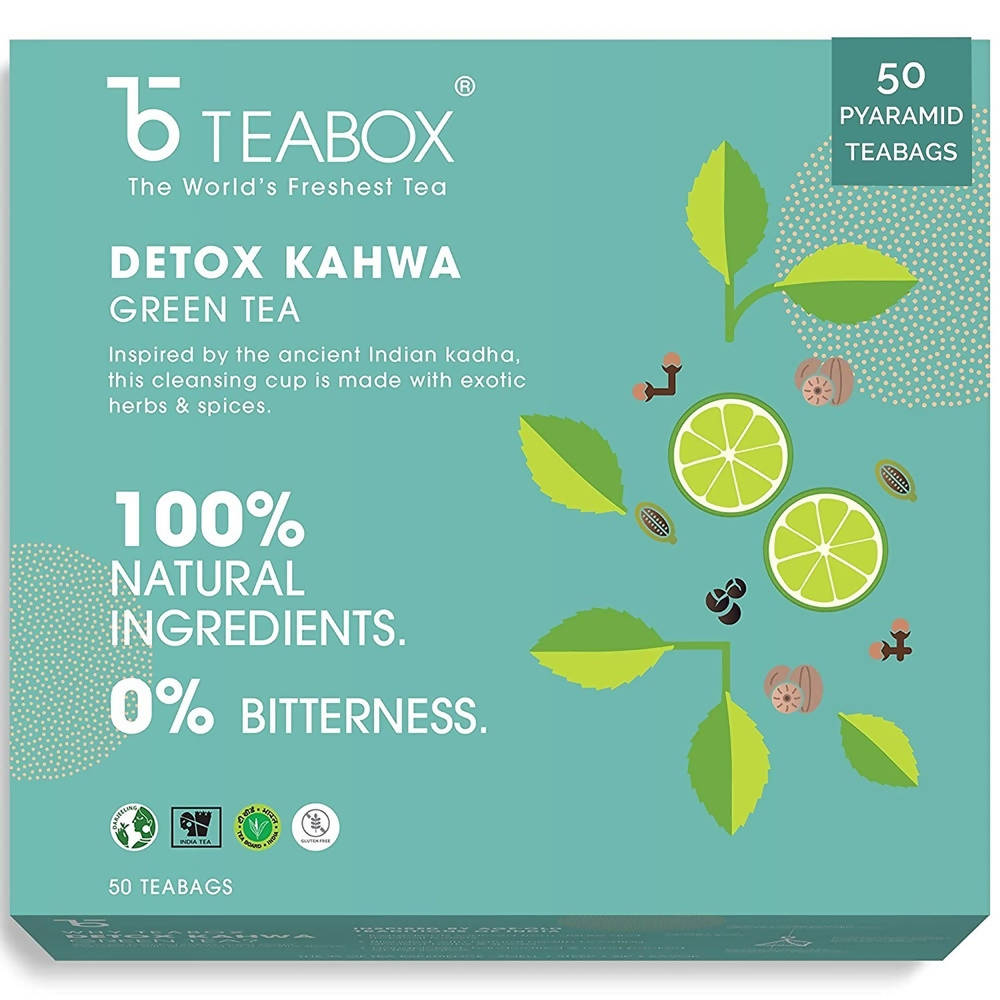 Teabox Detox Kahwa Green Tea Bags