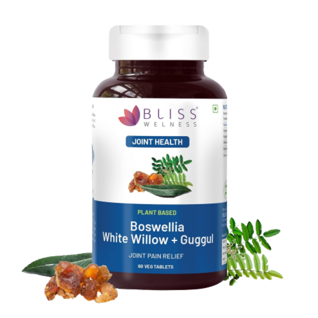 Bliss Welness Boswellia White Willow Tablets -  usa australia canada 