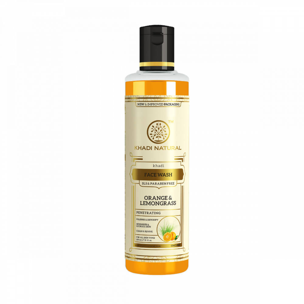 Khadi Natural Orange & Lemongrass Face Wash