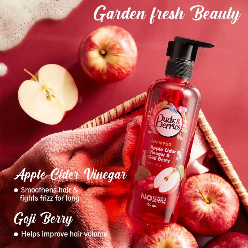 Buds & Berries Apple Cider Vinegar & Gojiberry Shampoo