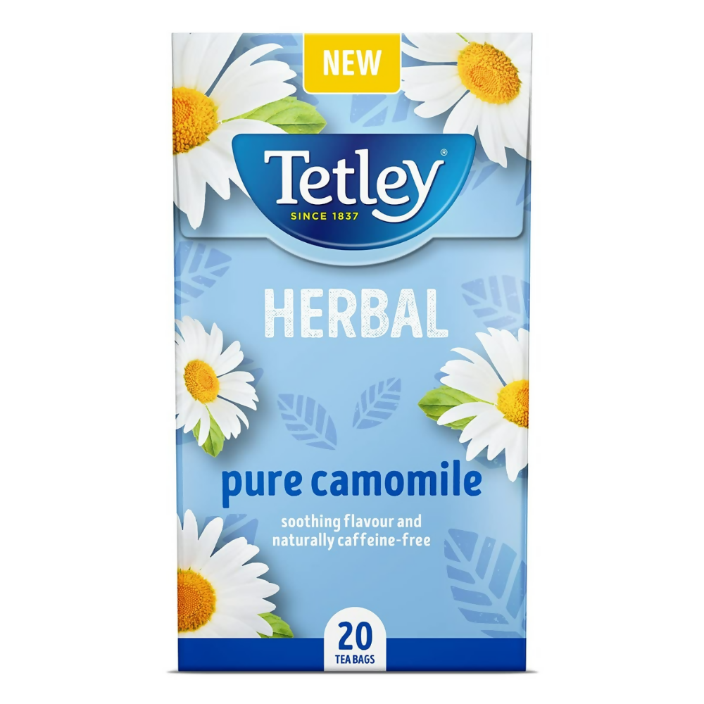Tetley Herbal Pure Camomile Tea Bags - BUDNE