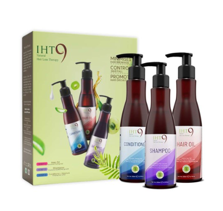 Lass Naturals IHT9 Anti Hair Loss Therapy Kit