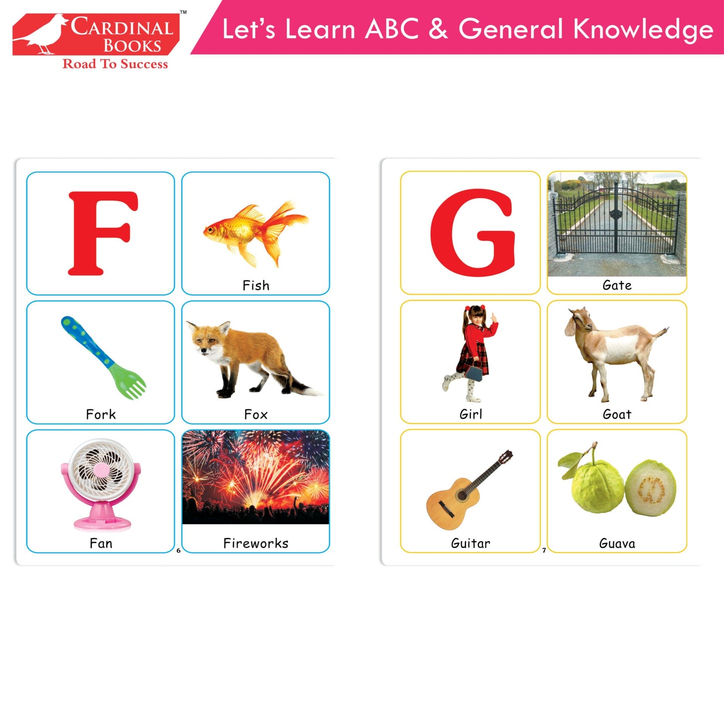 Cardinal ABC & Pattern Book Set (Set Of 2)| Alphabet Picture Book|General Knowledge Book|Pattern Writing Book| Combo Book for Kids| Ages 3-5 Years