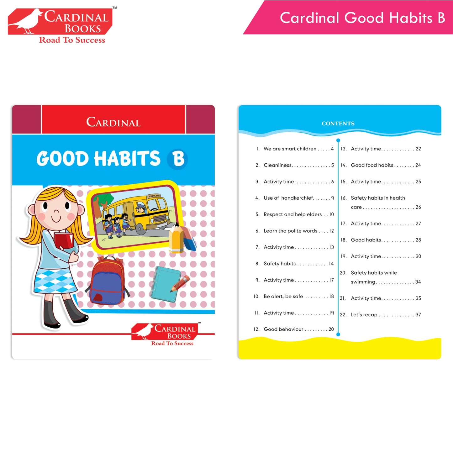 Cardinal General Knowledge Book 2 (Set of 3)|Good Habit B| Festival & Celebration of India| Tell Me More B| Combo Book Set| Ages 3-7 Years