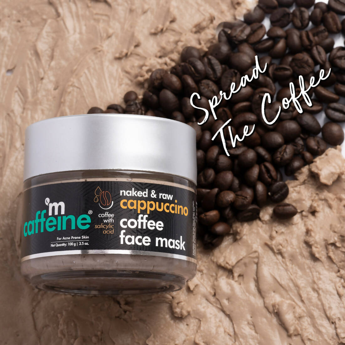 mCaffeine Raw Cappuccino Coffee Face Mask