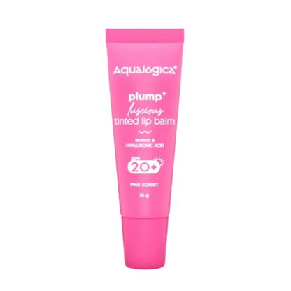 Aqualogica Pink Sorbet Plump+ Luscious Tinted Lip Balm with Berries and Hyaluronic Acid