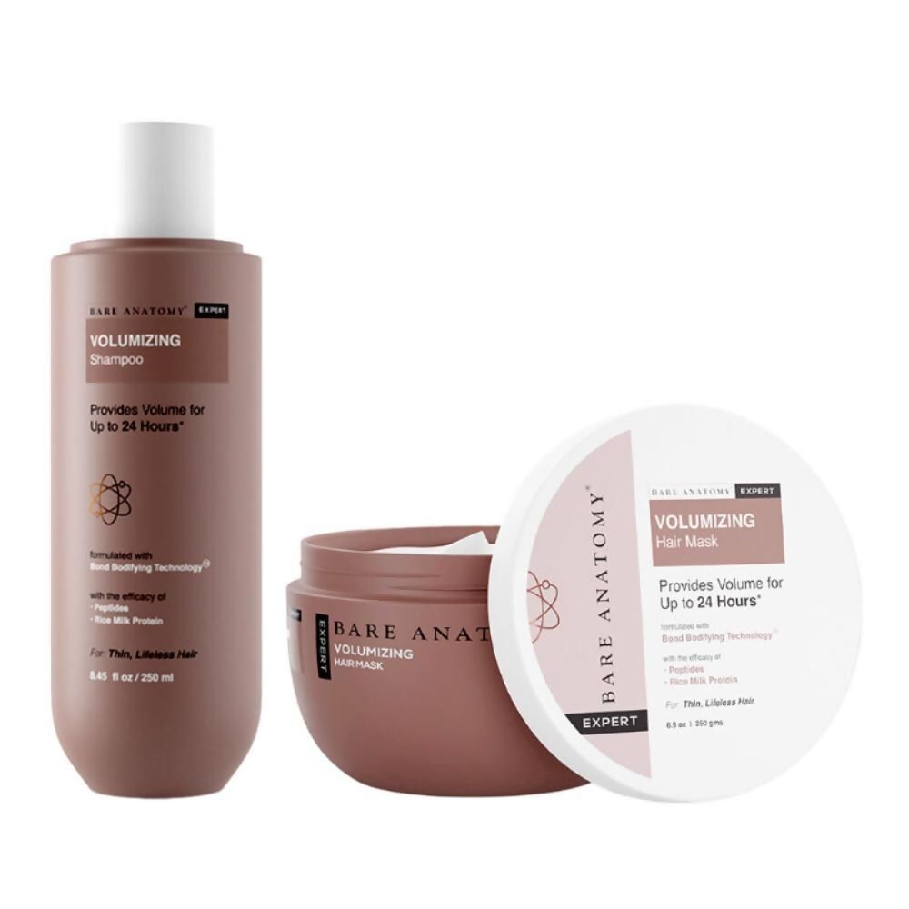 Bare Anatomy Expert Volumizing Shampoo &  Hair Mask Kit