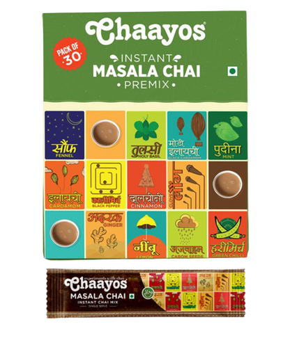 Chaayos Instant Tea Premix Masala Chai Sachets