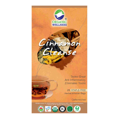 Organic Wellness Cinnamon Cleanse Teabags