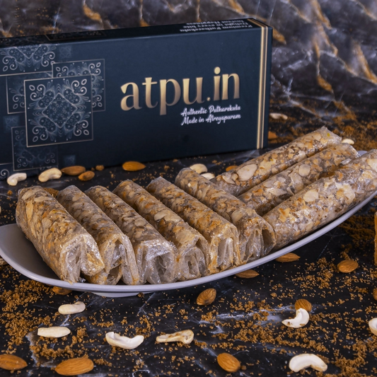 ATPU’s Exotic Special Dry Fruits Putharekulu - Organic Palm-Jaggery