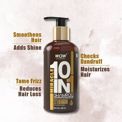 Wow Skin Science Miracle 10 in 1 Shampoo