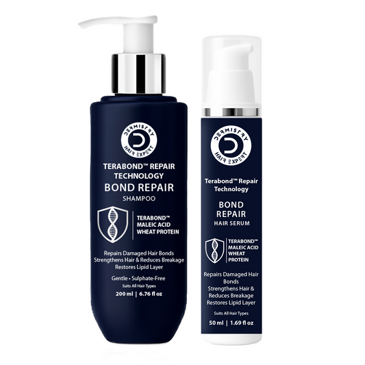 Dermistry Bond Repair & Restore Hair Serum & Shampoo Terabond Maleic Acid Protein - 250ML