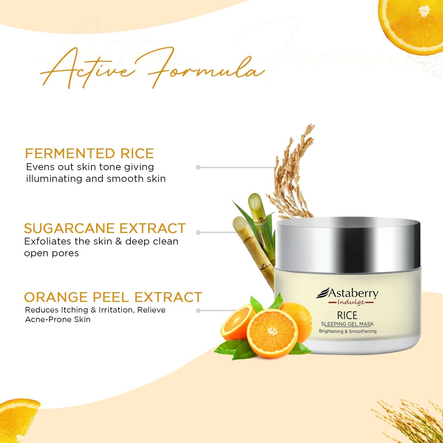 Astaberry Indulge Rice Sleeping Gel Mask