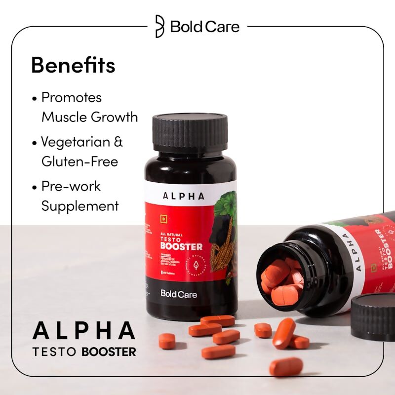 Bold Care Alpha Natural Testo Booster Tablets