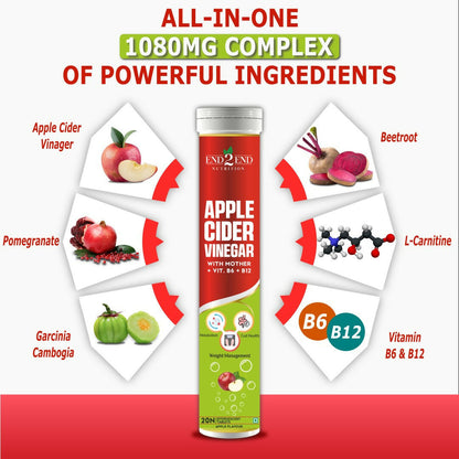 End2End Nutrition Apple Cider Vinegar Tablets