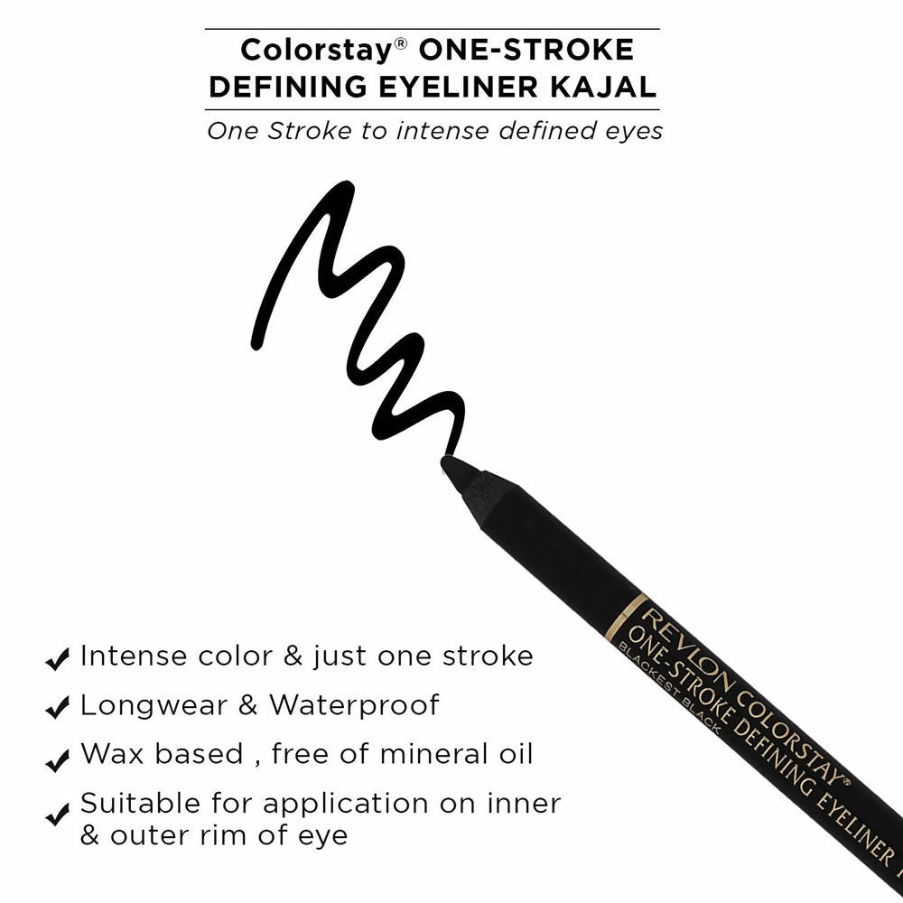 Revlon Colorstay One-Stroke Defining Eyeliner Kajal - Totally Turquoise