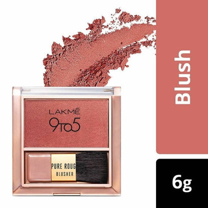 Lakme 9 To 5 Pure Rouge Blusher - Peach Affair