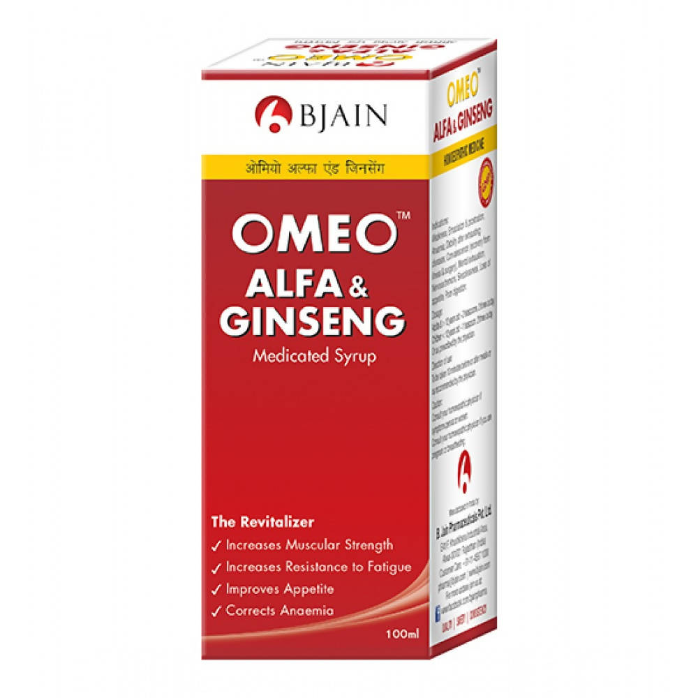 Bjain Homeopathy Omeo Alfa & Ginseng Syrup
