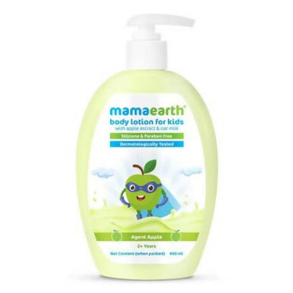 Mamaearth Agent Apple Body Lotion for Kids with Apple & Oat Milk