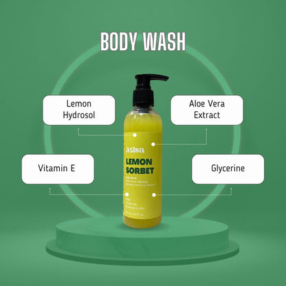 Atisa Lemon Sorbet Body Wash