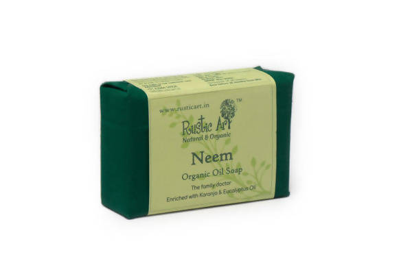 Rustic Art Neem Organic Oil Soap