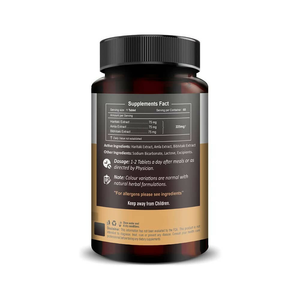 H&C Herbal Triphala Extract Quick Dissolving Tablets