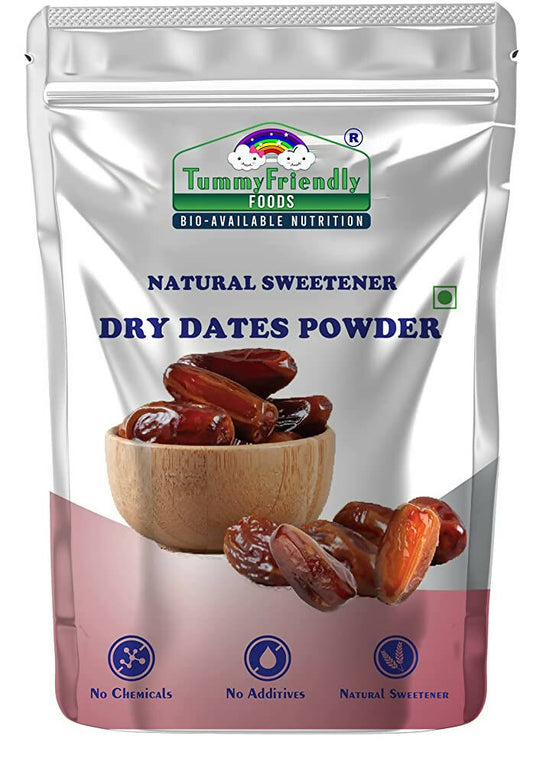 TummyFriendly Foods Dry Dates Powder from Premium Arabian Dates Kharek Powder Cereal -  USA, Australia, Canada 