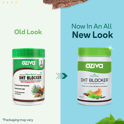 OZiva Plant Based DHT Blocker With Stinging Nettle Extract