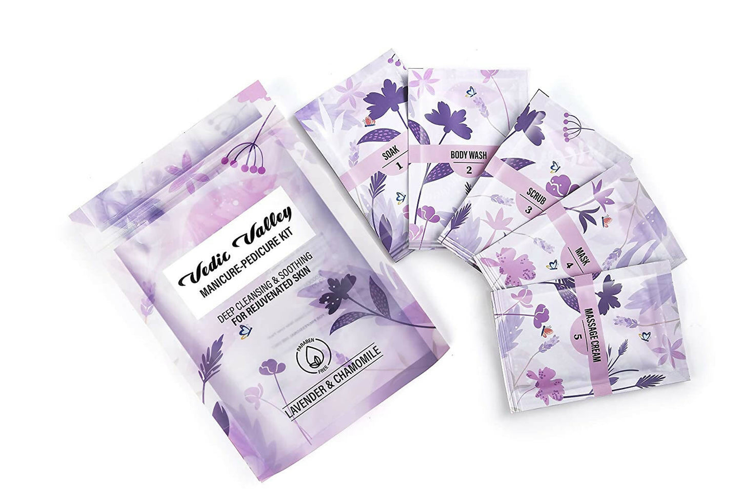 Vedic Valley Manicure and Pedicure Kit - Lavender and Chamomile