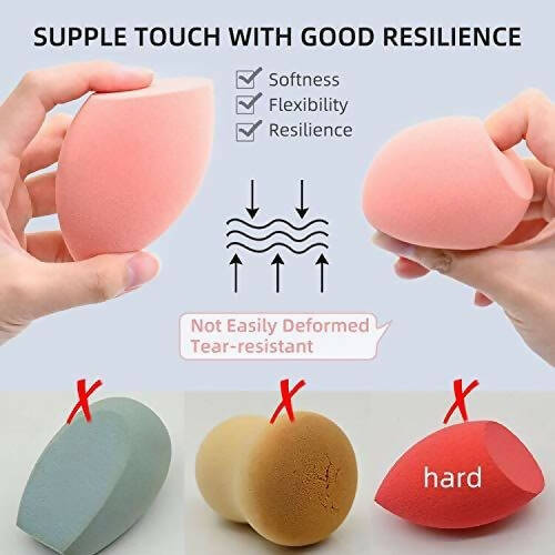 Favon Pack of 7 Professional Makeup Sponges