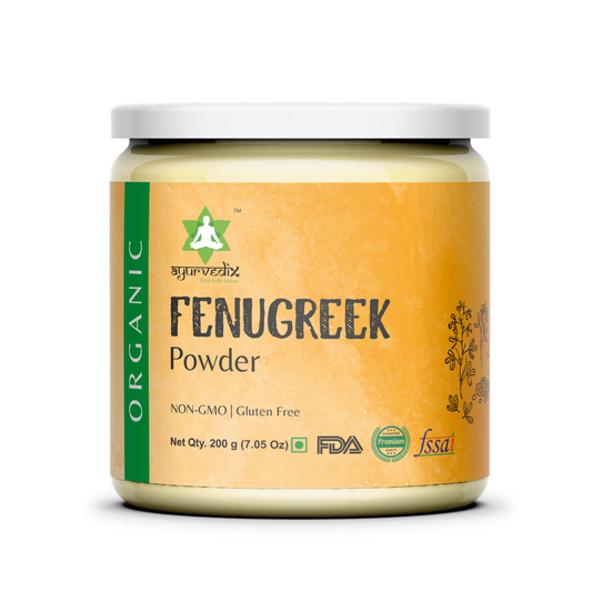 Ayurvedix Organic Fenugreek Seed Powder -  usa australia canada 