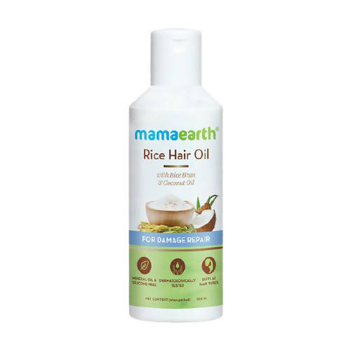 Mamaearth Rice Hair Oil with Rice Bran & Coconut Oil For Damage Repair - buy in USA, Australia, Canada