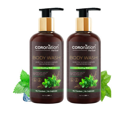 Coronation Herbal Cool Mint Body Wash - usa canada australia