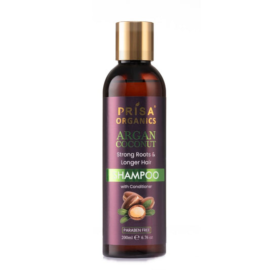 Prisa Organics Argan Coconut Shampoo - Distacart