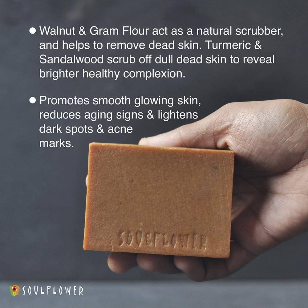 Soulflower Cleansing Sandalwood Soap