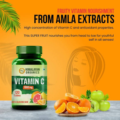 Himalayan Organics Vitamin C 1000 mg Tablets