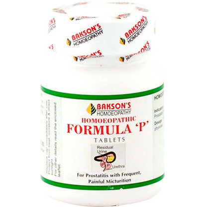 Bakson's Homeopathy Formula P Tablets