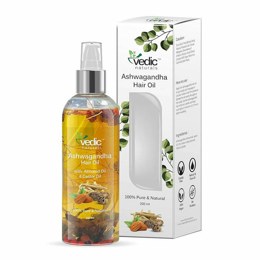 Vedic Naturals Ashwagandha Hair Oil - Distacart