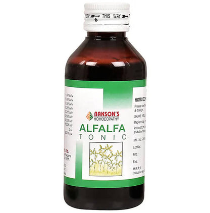 Bakson's Homeopathy Alfalfa Tonic