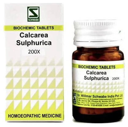 Dr. Willmar Schwabe India Calcarea Sulphurica Biochemic Tablets