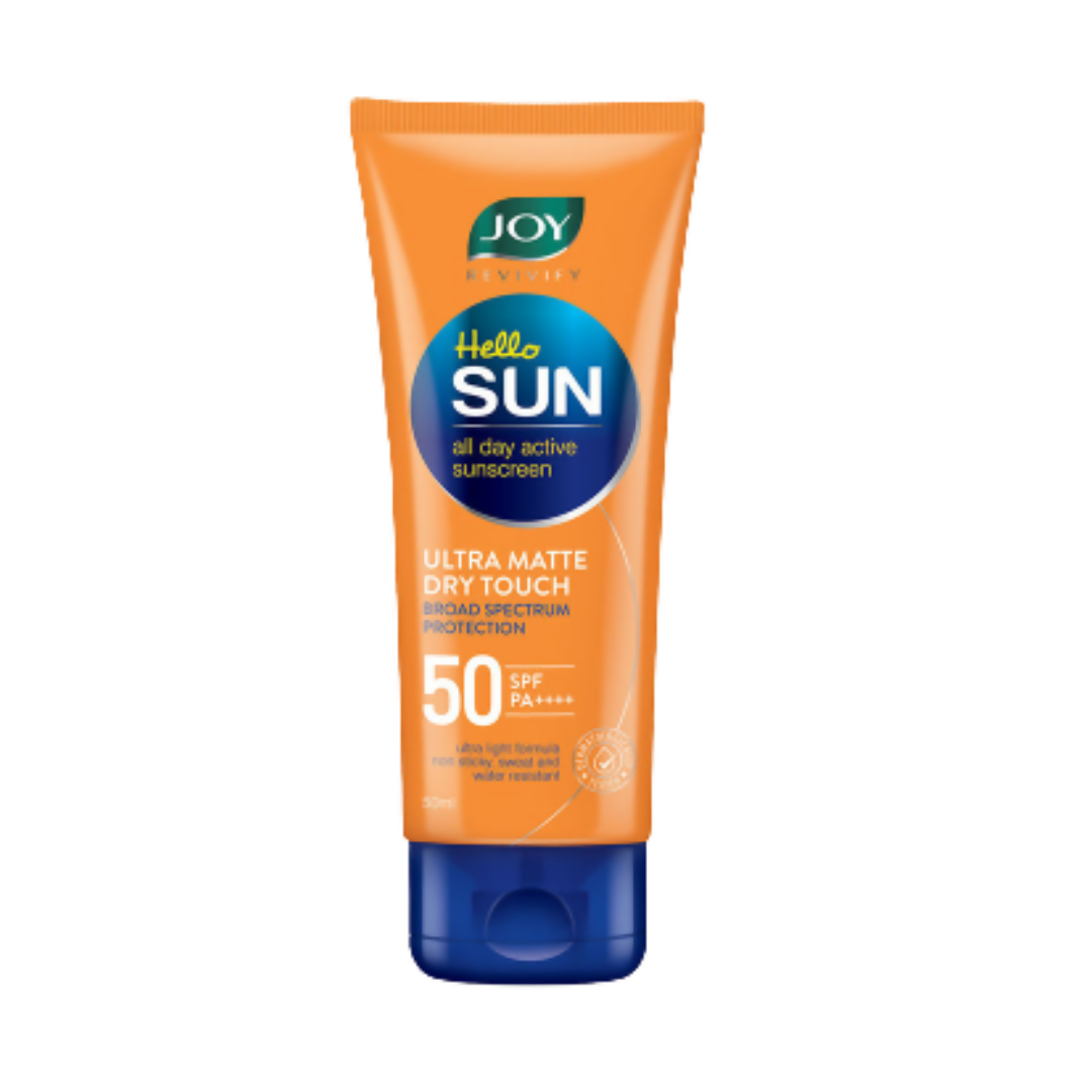 Joy Revivify Hello Sun Ultra Matte Dry Touch Sunscreen With SPF 50 - BUDNE