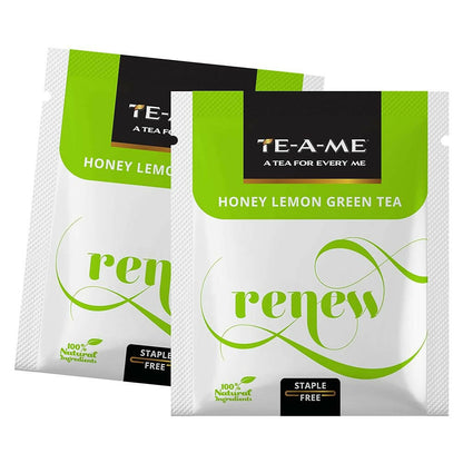 TE-A-ME Renew Honey Lemon Green Tea Bags