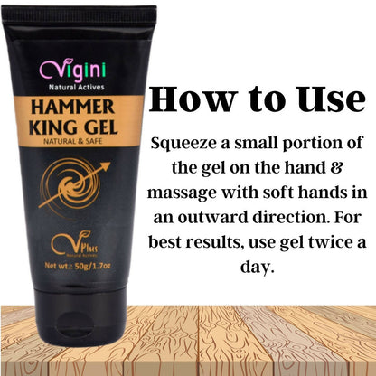 Vigini Natural Actives Hammer King Gel for Men